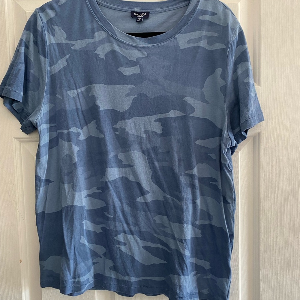 Blue camo tee